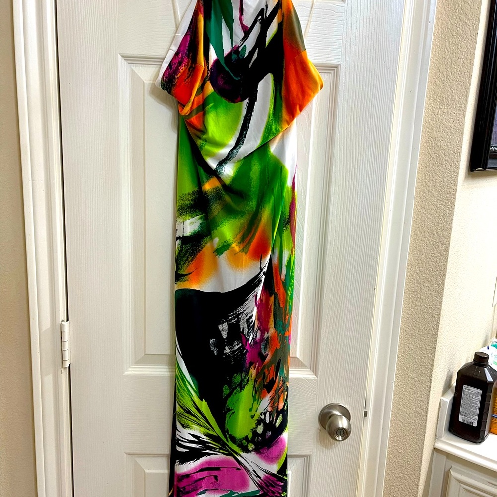 Fitted Strappy Maxi Dress